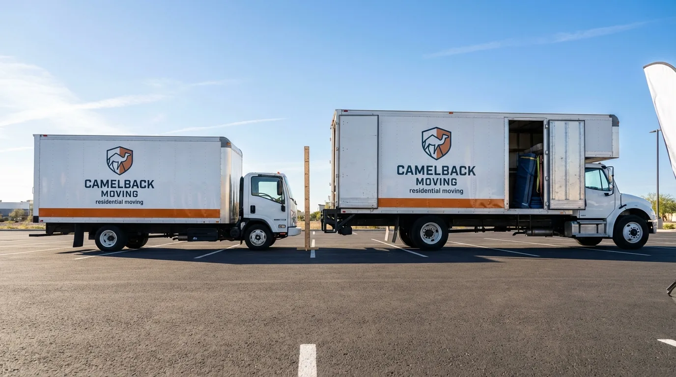 Moving truck size capacity guide in Hartville